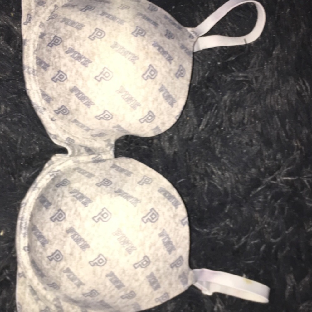 Pink T-Shirt Bra. Lightly lined